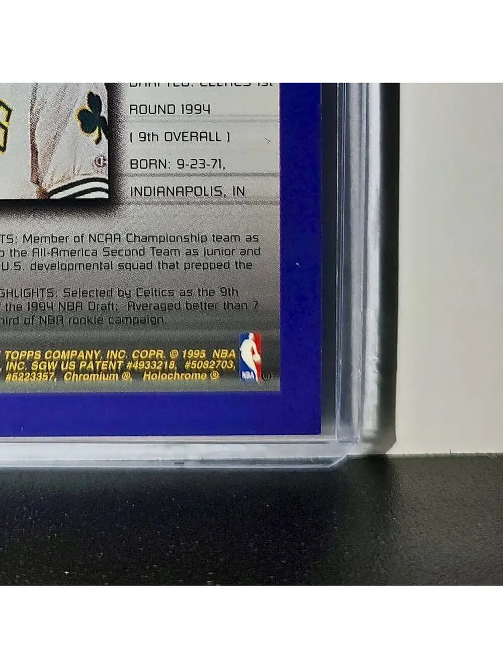 Eric Montross 1994-95 Topps Finest #208 Collegiate Best